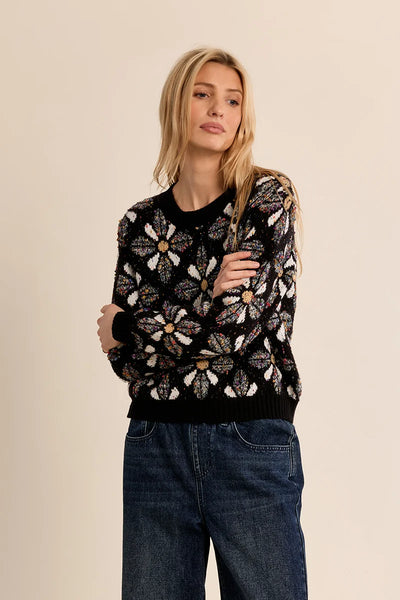 Molly Sweater - Black Multi
