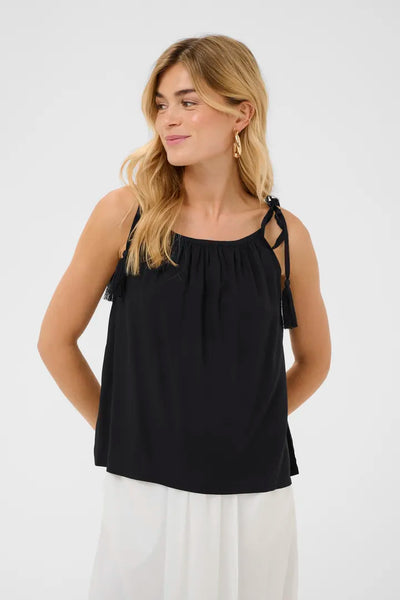 TIAH STRAP TOP- Black