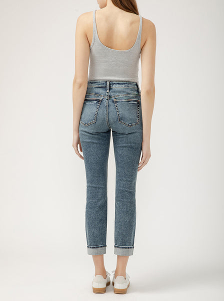 Beau High Rise Slim Leg jeans