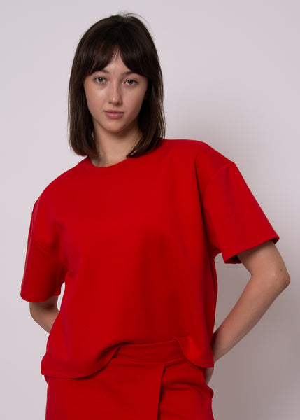 Tess Cotton Soft Knit Tee