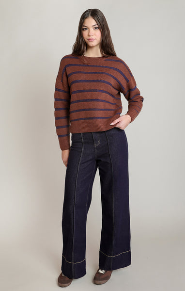 Roxy STRIPE CREWNECK SWEATER