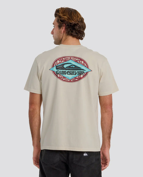 Foil Stamp Pigment-Dyed Short Sleeve T-Shirt