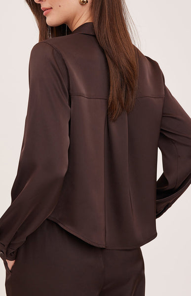Leighton Blouse - Espresso