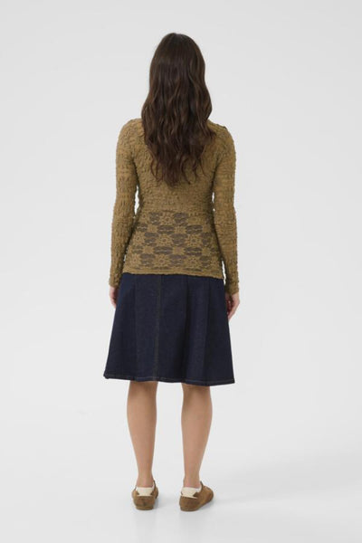 MADDIE BLOUSE - Cocoa Cremé