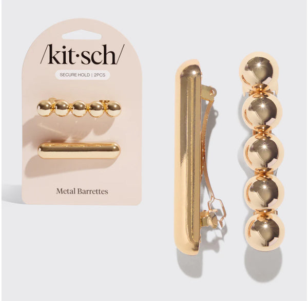 Gold Metal Barettes