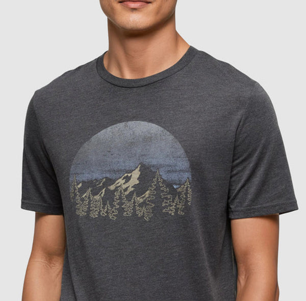 Vintage Sunset T-Shirt- Blk