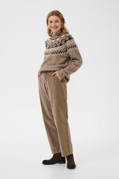 Cherrie Pullover - Brown Lentil Melange