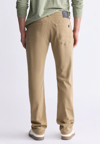 Straight Six Men's Freedom Flex Pants, Dark Beige