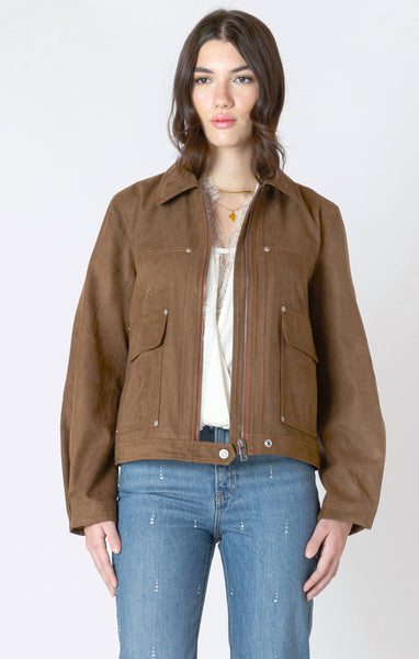 STEVIE FAUX SUEDE JACKET