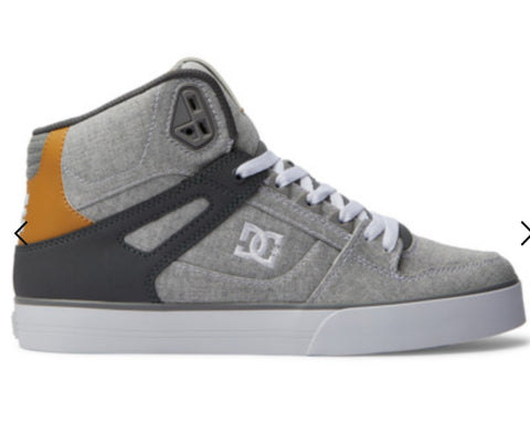 PURE HIGH-TOP - LEATHER HIGH-TOP SHOES - grey/grey/white