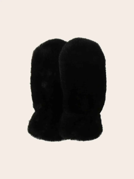 SOFT LOEVENICH GLOVES MADE FROM FAUX FUR
