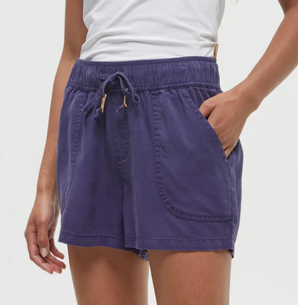 Tencel Instow Short Indigo Tide