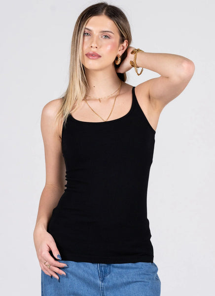 BAMBOO LOW CUT CAMI- OS