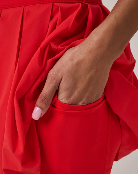 BreezeBlend Court Skort - Tomato