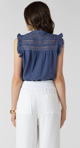 Janis Button Front Blouse