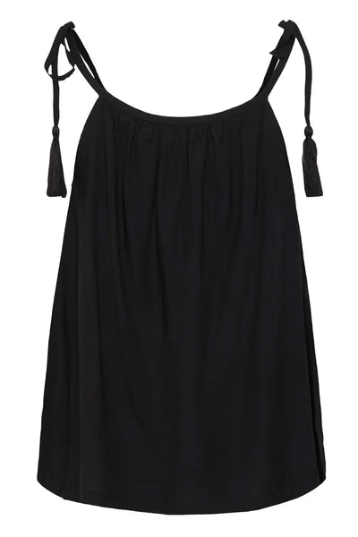 TIAH STRAP TOP- Black