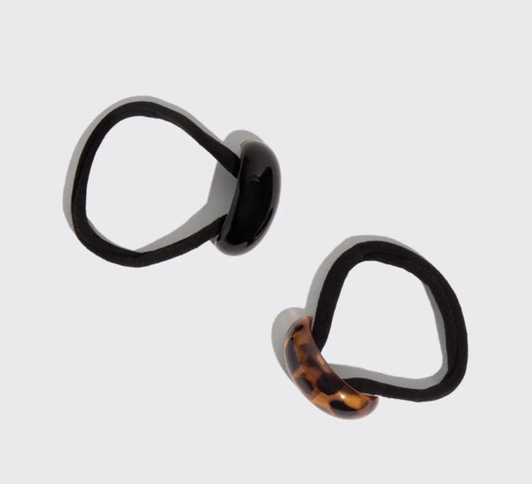 Black & Tort Cloud Cuffs - Small