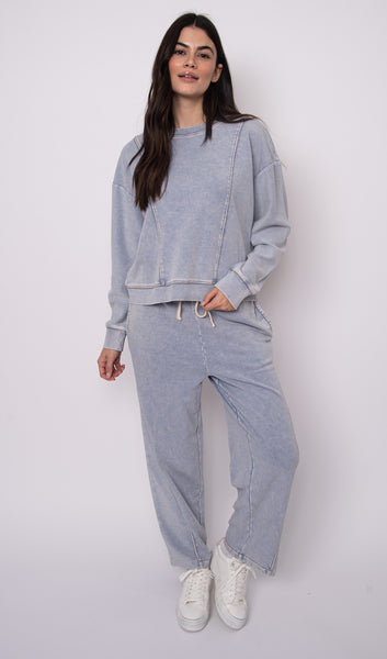 Kacey Denim Look Pullover