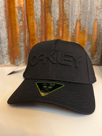 6 Panel Stretched Embossed Hat - Blackout