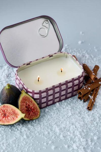 CHRISTMAS PUDDING TIN CANDLE 4.5oz