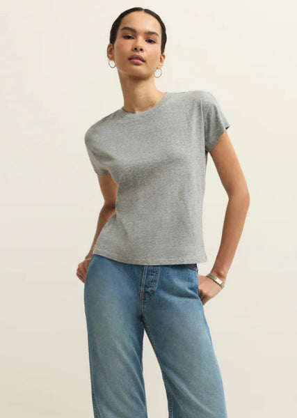 Modern Slub Tee - Heather Grey