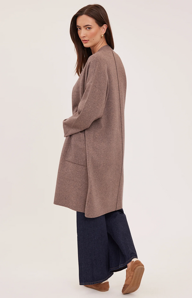 Blake Cardigan - Heather Bark