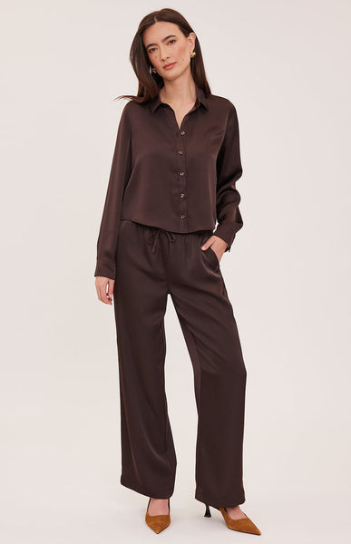 Leighton Blouse - Espresso