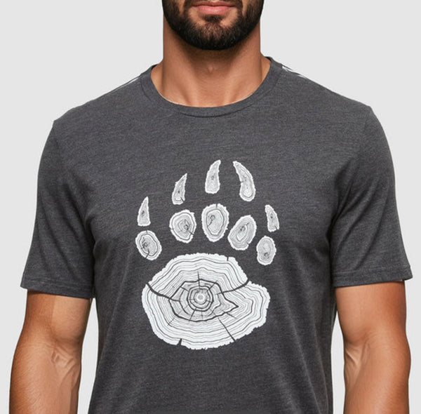Bear Claw T-Shirt- forest blk