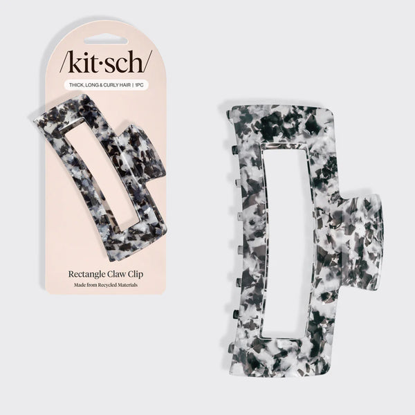 Jumbo Open Shape Claw Clip - Black