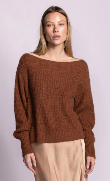 Delcy Sweater - Brown