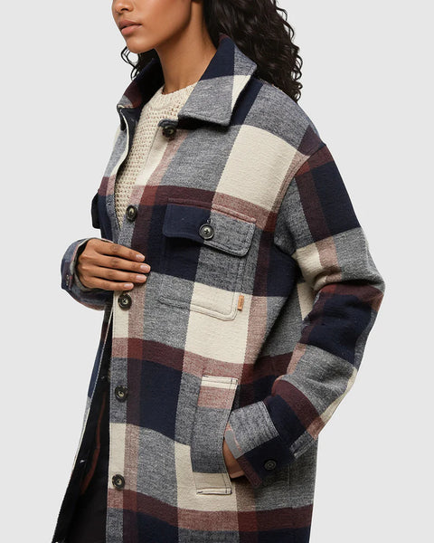 Livingston Jacket - Midnight Blue/Cabin Plaid