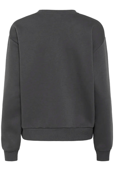 Elenora Sweatshirt - Black Oyster/Bow