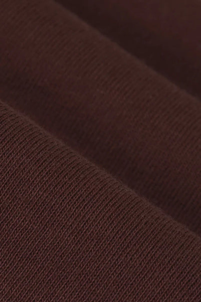 TOURIST KNIT JERSEY TEE- chocolate cherry