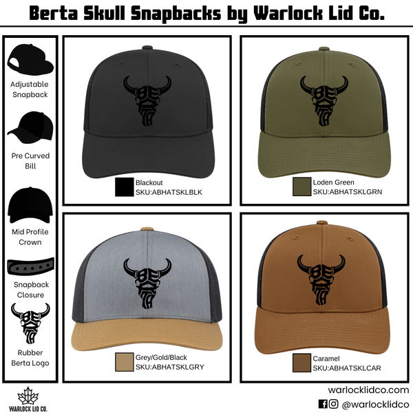 Berta Skull Snapback