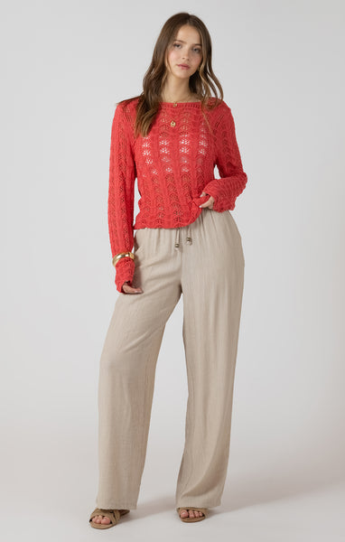 Penelope Scallop Knit Top