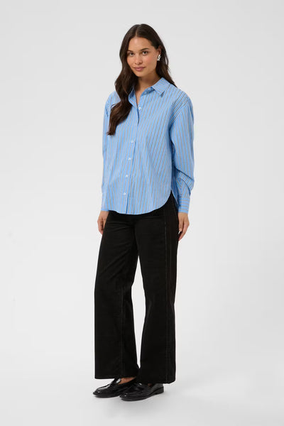 Gavina Shirt - Provance/Black/Chalk