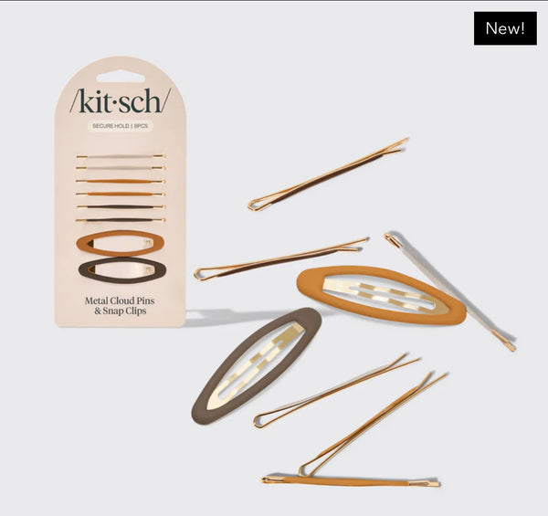 Sedona Metal Cloud Pins & Snap Clips 8pc Set