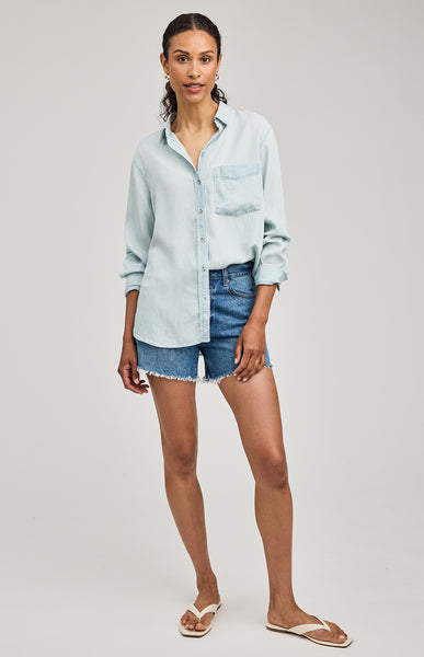 Ozzy Button Down - Blue Stripe