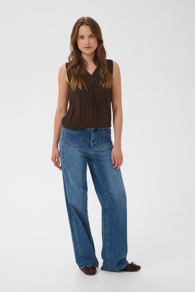 Ciara Amber Blouse - Coffee Bean