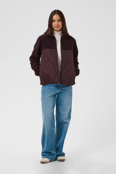 Gracelyn Jacket - Fudge/Red