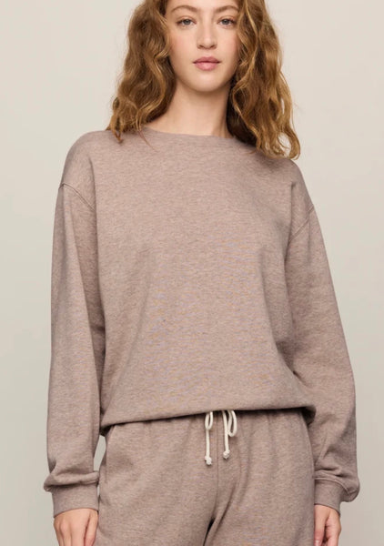 Boyfriend Sweatshirt - Heather Ash