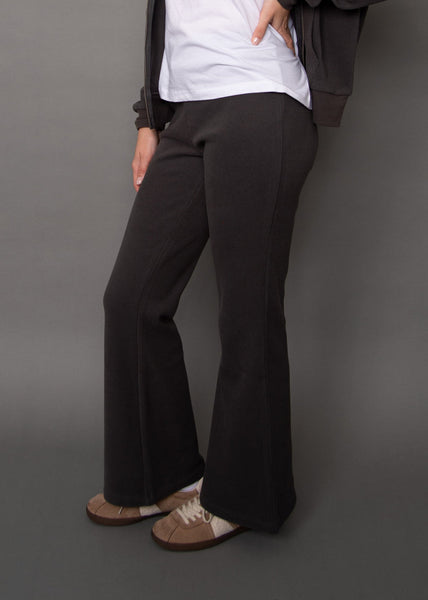 Fenty Waffle Flare Pant - Coal