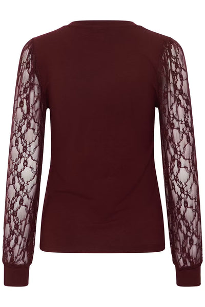 Liana Lace Blouse - Port
