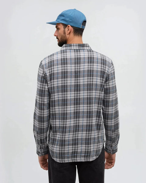 Kapok Flannel Colville - Graphite/Spruce Plaid
