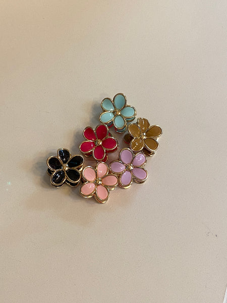 Mini Gold Accent Hair Clips