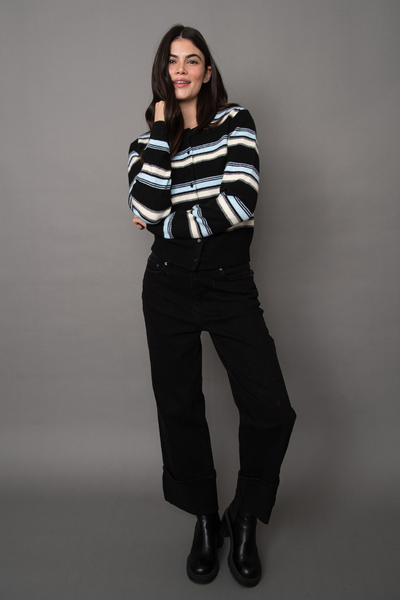 Iolanta Long Sleeve Crew - Black