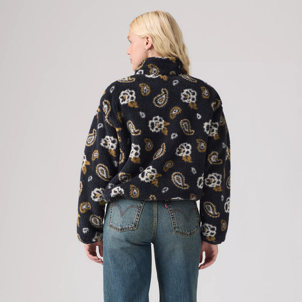 Atwood Sherpa 1/4 Zip - Paisley Rose