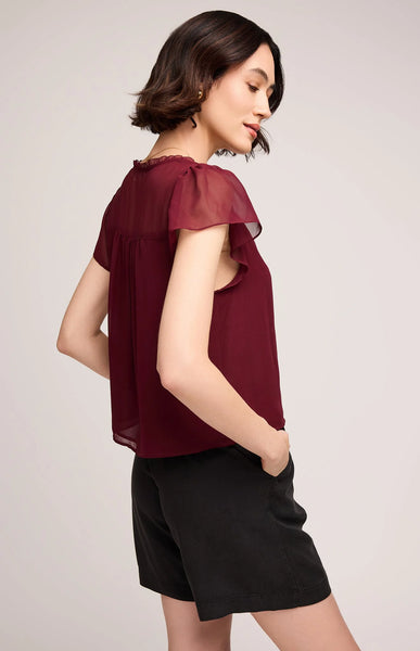 Carlotta Blouse- Merlot