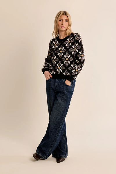 Molly Sweater - Black Multi