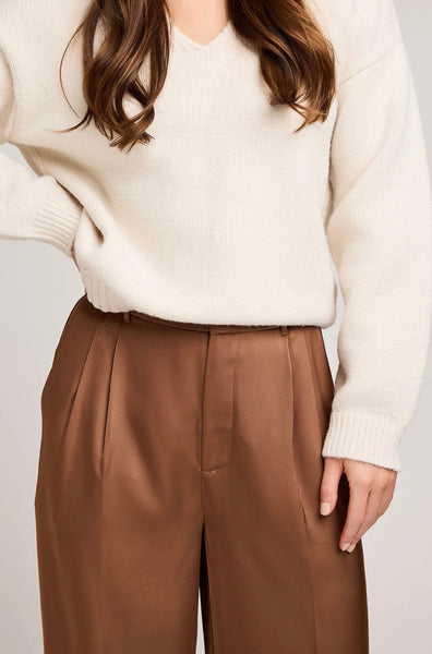 AMELIE PANT - Chestnut